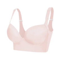 Carica l&#39;immagine nel visualizzatore di Gallery, Reggiseno Modellante con Ampie Ali Laterali Integrate -Rosa - Ozerty
