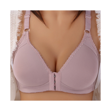 Carica l&#39;immagine nel visualizzatore di Gallery, Reggiseno push up senza fili per taglie forti -Viola Tocco Delicato - Ozerty
