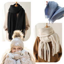Carica l&#39;immagine nel visualizzatore di Gallery, Sciarpa da donna Cozy Elegance - Ozerty

