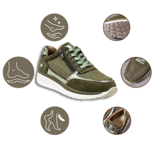 Carica l&#39;immagine nel visualizzatore di Gallery, Scarpe da ginnastica con zeppa in strass - Ozerty
